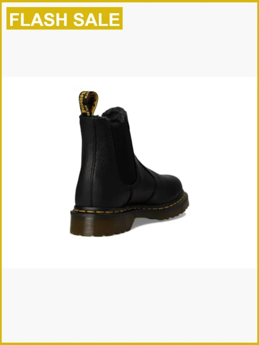 Grizzly Leather Chelsea Boots with Fleece Lining, Round Toe, Pull-On Style